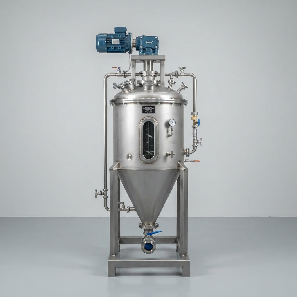 DZG Single Cone Vacuum Ribbon Dryer product photo